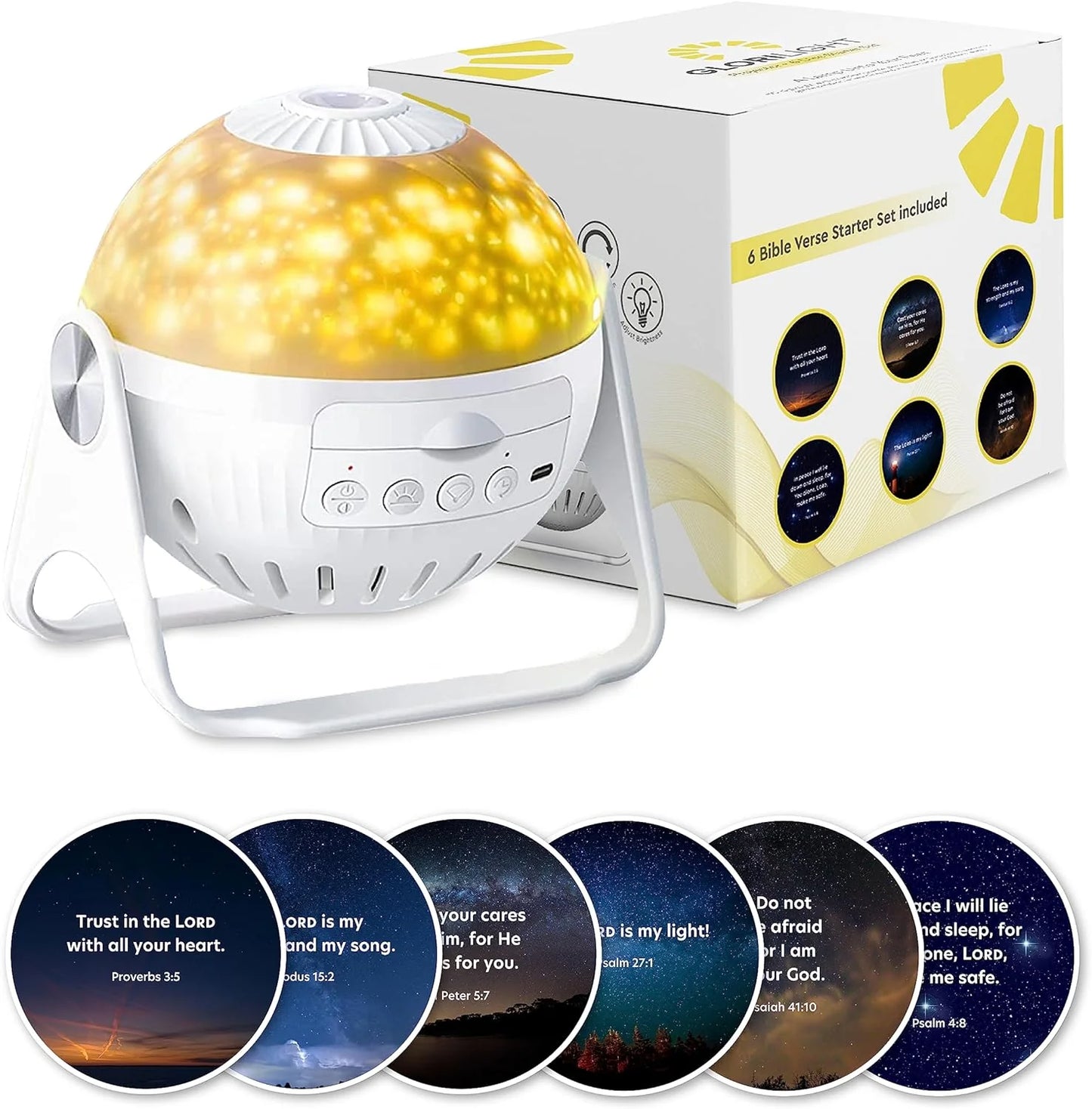 Starter Kit | Projector + 6 Bible Verse Discs