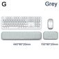 Mousepad Ergonomic Keyboard Mouse Wrist Rest Office Typing Protection Relax Wrist Memory Foam Mouse Pad Computer Laptop Desk Mat