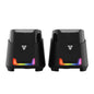 HELLSCREAM GS205 Gaming Speakers USB and 3.5MM Plug Mini Wired RGB Speakers for PC LAPTOP Speakers Gamer